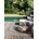 nest In Outdoor-Teppich Beige/Braun 80x150 cm für Balkon Terrasse Garten