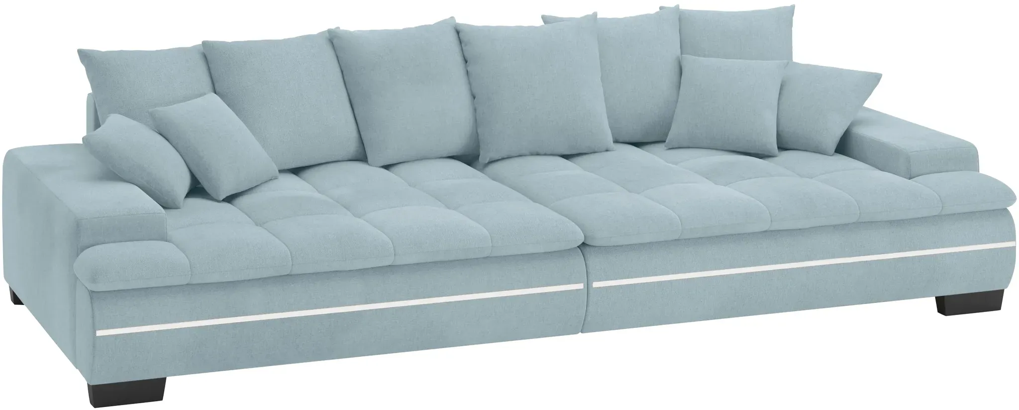 INOSIGN Big-Sofa »Haiti«, wahlweise mit Kaltschaum (140kg Belastung/Sitz) und AquaClean-Stoff Mr. Couch Novaclean Avanti 14 blue grey