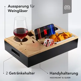 newhabitat Couchbutler Couchbar Snackbox Personalisierbar inkl. Geschenkbox