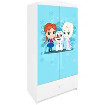 raumhirsch furniture Kinderkleiderschrank 90 x 175 x 52 cm Holzwerkstoff weiß