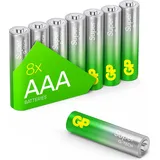 GP Batteries 4+4 GP Super Alkaline 1,5V AAA Micro LR03 Neu 03024ADHETA-B8 (8 Stk., AAA), Batterien + Akkus