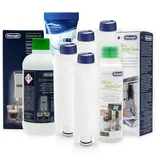 Set für Delonghi Aqualogis AL S002 4 Stück, EcoDecalc Entkalker 500ml, Milkclean 250ml