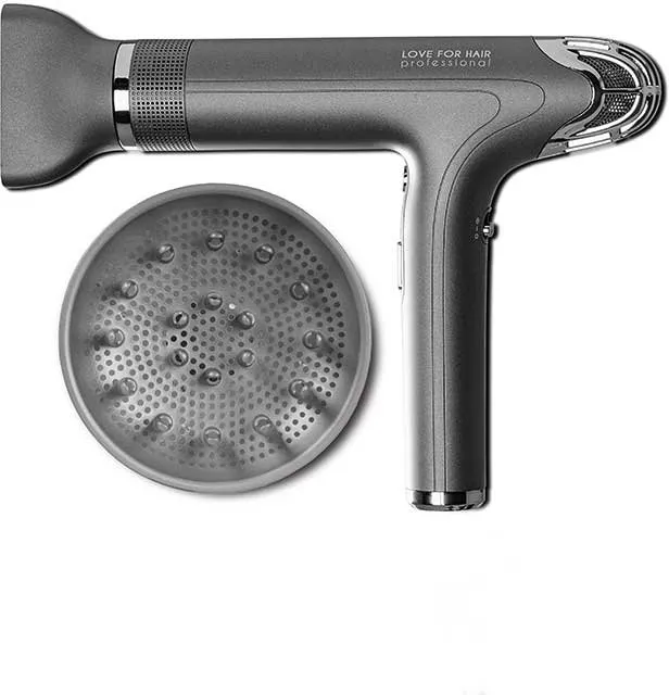 Love for Hair Haartrockner Silk Dryer Grey Soft