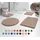 KLEINE WOLKE Wc-Deckelbezug Relax, Taupe 47 x 50 cm