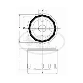 SCT Germany Ölfilter SM 134