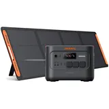 Jackery Stromgenerator E3000 v2 mit 200W Solargenerator, 3072Wh/3600W tragbare Powerstation, 7,2 in kW, LiFePO4 Powerstation für Notstrom, Camping, Wohnmobil & Haushalt
