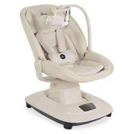 Cangaroo Babywippe Hera elektrisch, Musik, Moskitonetz, 360-Grad-Drehung, Timer beige
