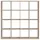 Stella Trading Raumteiler Style 147 x 147 x 38 cm eiche sonoma