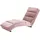 Actona Chaiselongue Samtvelours 1-Sitzer Rosa