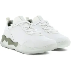 ECCO Sneaker Elo Low Vollnarbenleder weiss Damen