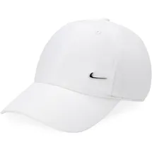 Nike Dri-FIT Club Unstructured Metal Swoosh Cap 100 white/metallic silver M/L