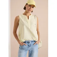 Cecil Blusentop Seersucker Stripe Gelb XXL