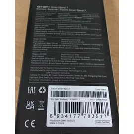 Xiaomi Smart Band 7 schwarz BHR6008GL