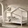 Vipack Hausbett 90 x 200 cm Buche massiv weiß lackiert