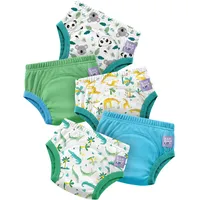 Bambino Mio 5er-Pack BEST Töpfchentraining-Hosen (2-3 Jahre) WILDTIERE | EUROPÄISCHE MARKE | Wiederverwendbare Baumwollunterwäsche für Kleinkinder
