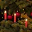 CLGarden Kerzenlichterkette LED 17 m Rot Warmweiß