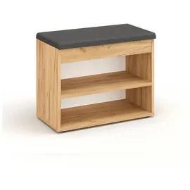 komto Sofia 60 x 48 x 32 cm braun / Eiche