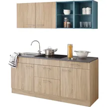 OPTIFIT Küchenzeile Mini 180 cm beige