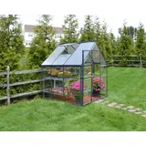 Palram Hybrid Gewächshaus Aluminium Grau HKP 4 mm 3,51 m2