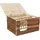 Trixie Natural Living Haus Hilke mit Raufe, Meerschweinchen, Rindenholz, 40 23 32 cm