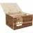 Trixie Natural Living Haus Hilke mit Raufe, Meerschweinchen, Rindenholz, 40 23 32 cm