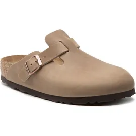 Birkenstock Boston Nubukleder geölt schmal tabacco brown 41