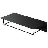 ML-Design Kleiderstange Schwarz, Metall 30x6.5x60 cm, Garderobe, Garderobenpaneele, Garderobenpaneele