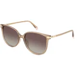 Polaroid PLD 4170/G/S/X Damen-Sonnenbrille Vollrand Eckig Kunststoff-Gestell, gold