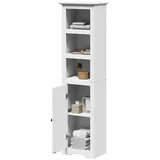 vidaXL Bodo Badschrank 44 x 160 x 30 cm Weiß