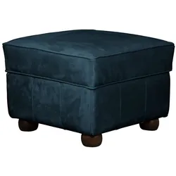 Polsterhocker HOME AFFAIRE "CHARENTE, Chesterfield Hocker, Maße B/T/H: 55/55/73 cm", blau (dunkelblau), B:55cm H:73cm T:55cm, 100% Polyester, Hocker, passend zur Serie Charente, in hochwertiger Verarbeitung
