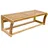 Relaxdays Wandregal mit Handtuchstange, HxBxT:20x60x26cm, Bambus, Wandmontage, Handtuchhalter, natur