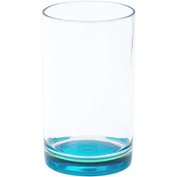 Gimex Trinkglas mit farbigem Boden - grün