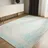 benuta Basic Teppich Sia - Creme/Türkis 300x400 cm - Kunstfaser - Rechteckig & im Style: Vintage, Boho-Style, Retro - Pflegeleicht für Wohnzimmer Schlafzimmer