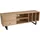 FineBuy Lowboard Eiche 150x55x40 cm Braun Metall/MDF/Spanplatte