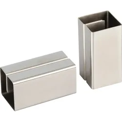 Kartenhalter Edelstahl - 8,5x4x4cm (2 Stk.)