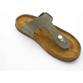 ROHDE Damen Zehentrenner Pantolette Leder Rodigo-D 5860, Größe:38 EU, Farbe:Grün