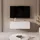 idohome TV-Lowboard 100x36x40 cm Weiß Holzwerkstoff