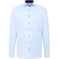 Eterna Langarmhemd Blau 46