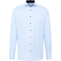 Eterna Langarmhemd Blau 46