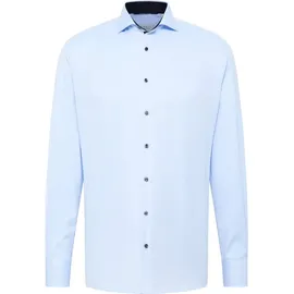 Eterna Langarmhemd Blau 46