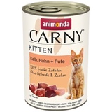 Animonda Carny Kitten Veal&Chicken&Turkey 400 g Kalb, Huhn 400g (Rabatt für Kätzchen