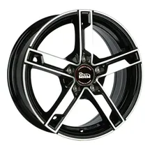 mam wheels W4 7,0 x 17 5 x 114,3 ET40 Schwarz Poliert