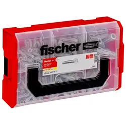 fischer Spreizdübel-Sortiment »FixTainer - SX Plus« 210 Stück grau