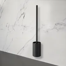 viverso WC-Bürstengarnitur VU3012MB Schwarz