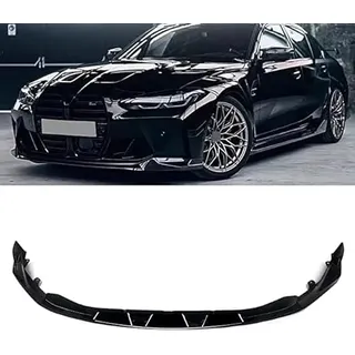 Auto Frontlippe Frontspoiler für BMW G80 M3 G82 G83 M4 2021 2022 2023,Auto Frontstoßstange Splitter Lip Spoiler Lippensplitter,A/Black