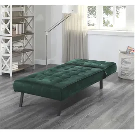 Atlantic Home Collection Pierre Chaiselongue, Polyester, Grün, 180 x 86 x 86 cm