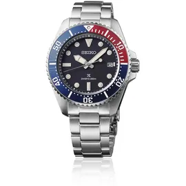 Seiko SNE595P1 Prospex Sea Herren-Solaruhr für Taucher Blau/Rot
