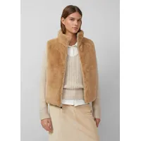 s.Oliver Wendbare Steppweste mit Fell - 42