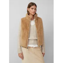 s.Oliver Wendbare Steppweste mit Fell - 42