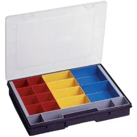Allit Sortimentskasten Kunststoff 370 x 295 x 55 mm schwarz 17 Fächer